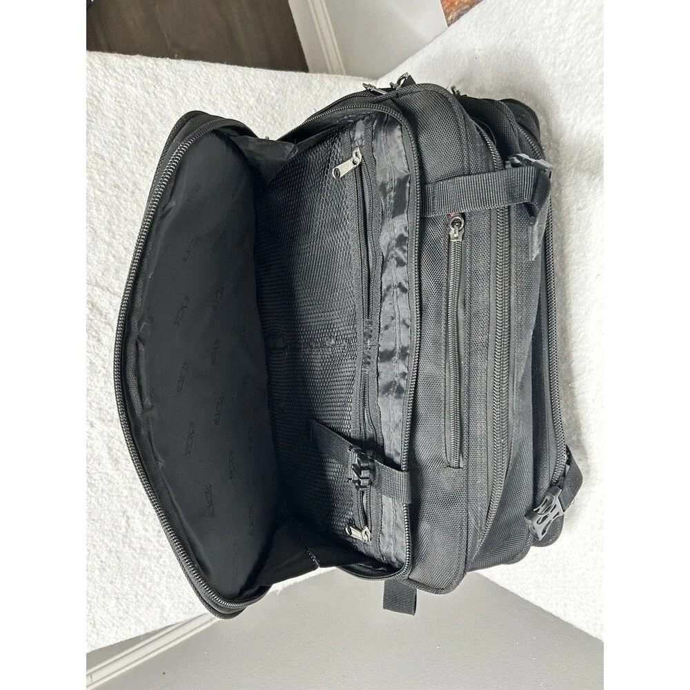 TUMI Ballistic Nylon Messenger Laptop Bag Expandable 18